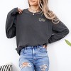 Simply Sage Market Embroidered Palm Springs Stars Garment Dyed Long Sleeve - 3 of 4