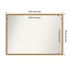 Amanti Art Mila Non-Beveled Wood Framed Bathroom Vanity Wall Mirror - 3 of 4