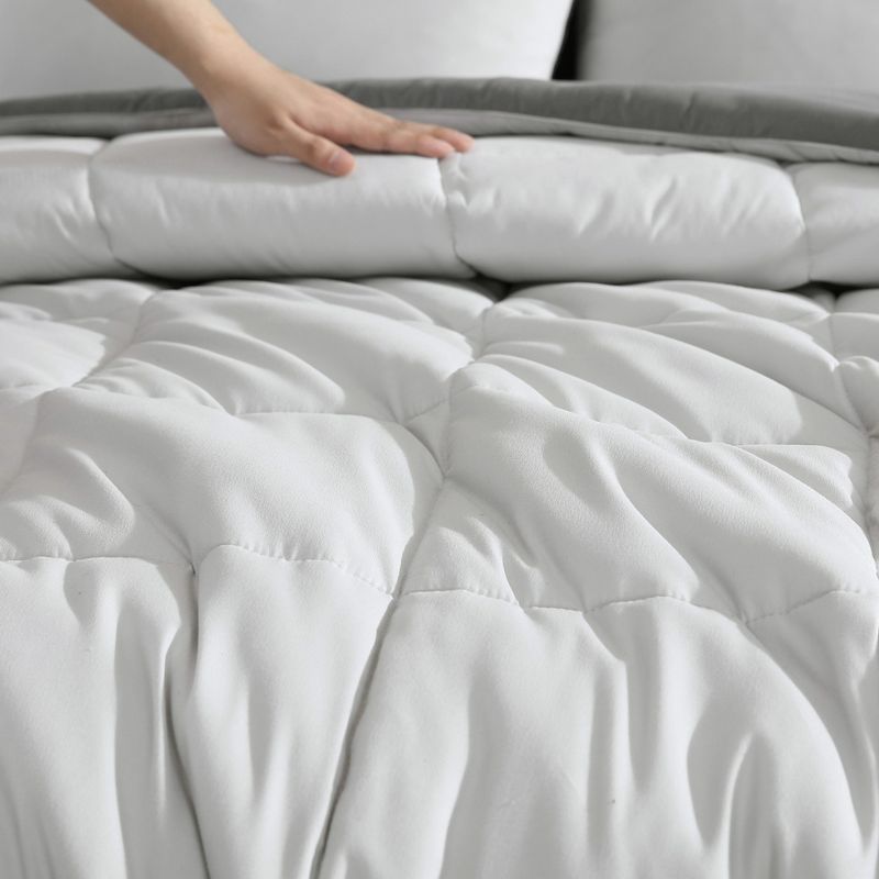 Kenneth Cole Solution Solid Grey  Comforter Set, 4 of 11