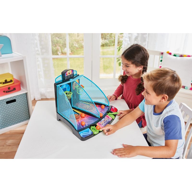 Game Zone Arcade Basketball Interactive Tabletop Multiplayer Game for Children ages 6 and older, 3 of 7