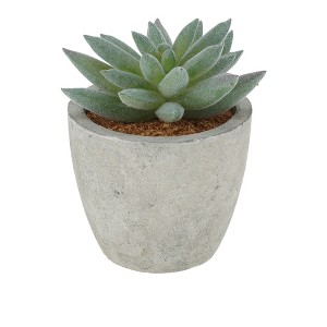 Unique Bargains Artificial Plants Pulp Planter Plastic Flesh 2.44"x2.44"x3.35" 1Pc - 1 of 4