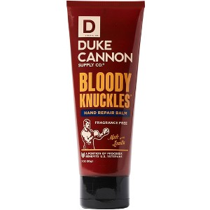 Duke Cannon Bloody Knuckles Hand Repair Balm - Fragrance Free Hand Lotion for Men - Travel Size - 3 oz - 1 of 4