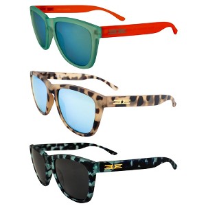 3 Pairs of Epoch Eyewear Vibe Sunglasses with Teal Mirror, Teal Mirror, Flash Mirror Lenses - 1 of 4