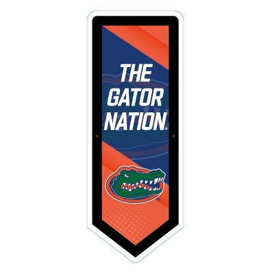 Evergreen Ultra-Thin Glazelight LED Wall Decor, Pennant, University of Florida- 9 x 23 Inches Made In USA