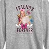 JoJo Siwa Friends Forever Long Sleeve Graphic T-Shirt - Athletic Heather - 3T - 2 of 3