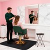 3 Ft x 5 Ft Salon Mat, 1/2'' Thick Barber Shop Anti-Fatigue Office Chair Mat for Hardwood Floor, Beauty Spa Equipment - 2 of 4