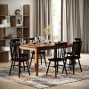Merrick Lane Wooden Dining Table with Sculpted Legs - 2 of 4