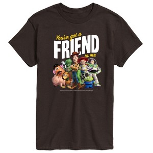 Men's - Toy Story - You've Got A Friend In Me Characters Short Sleeve Graphic T-Shirt - 1 of 4
