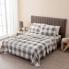 100% Turkish Cotton Classic Printed Flannel Sheet Set - Isla Jade - 2 of 4