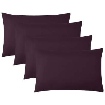 Southshore Fine Living, Vilano Collection Set of 4 Pillowcases Ultra-Soft Brushed microfiber