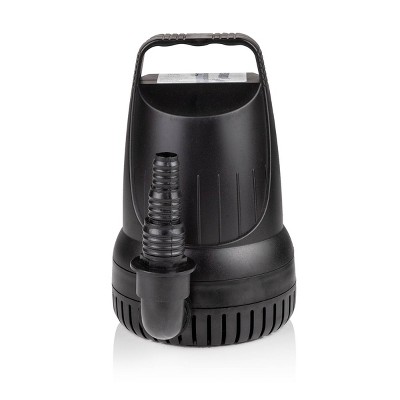 Alpine Black Heavy-Duty Submersible Pond Pump 3100 GPH
