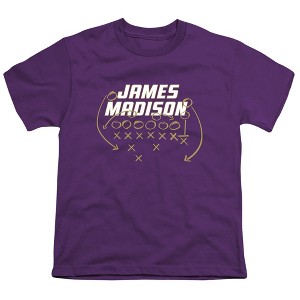 James Madison University Football Play Kids T-Shirt For Youth Purple - 1 of 4