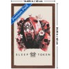 Trends International Sleep Token - Skulls And Flowers Framed Wall Poster Prints - 3 of 4