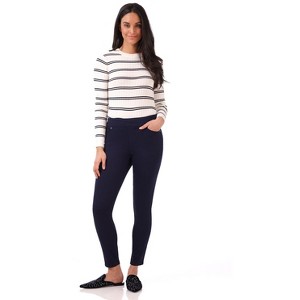 Rekucci Women's Secret Figure Premium Skinny Pull-On Jeans – Flattering Mid-Rise Denim in Multiple Colors - 1 of 3