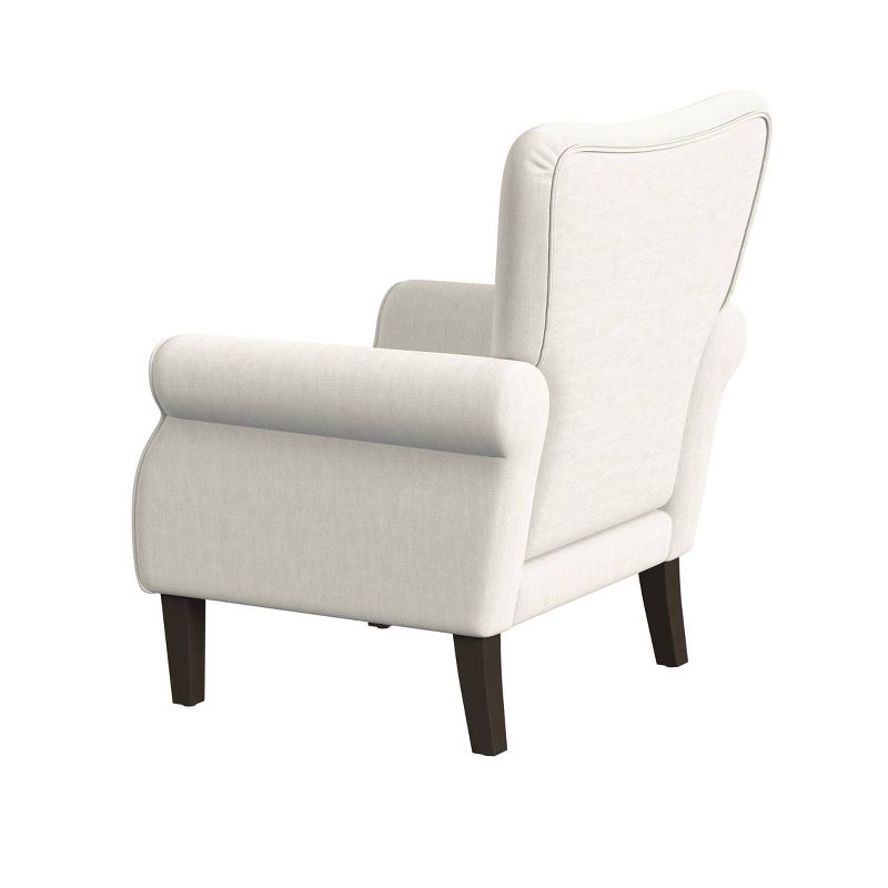 Rolled Arm Accent Chair - HomePop, 4 of 11