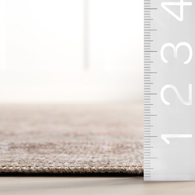 Hillstone Rust Rectangular Synthetic 4' x 6' Area Rug