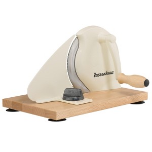 Zassenhaus Manual Bread Slicer, Hand Crank Home Bread Slicer, 11.75" x 8" - 1 of 3