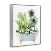 Stupell Industries Mixed Plant Leaves Antique Bathroom Tub, 20" x 16" - 3 of 4