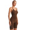 DOMETOUR Sport Sleeveless Slim Fit Jumpsuits for Women Tummy Control - 3 of 4