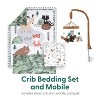The Peanutshell Woodland Camo Crib Bedding Set and Mobile - 4 Piece Set - 2 of 4