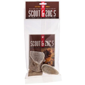 Scout & Zoe's: Elk Antler Nibblets - Dog & Small Animal Chews, Preservative Free - 1 of 4