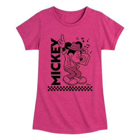 Girls' - Disney - Mickey & Friends Fitted Short Sleeve Graphic T-Shirt - image 1 of 4