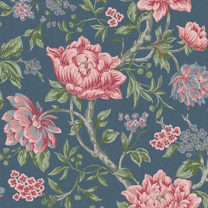 Laura Ashley Tapestry Floral Dark Seaspray Wallpaper - 1 of 4