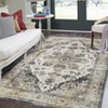 Washable Vintage Area Rug 6x9 Boho Chic Medallion Distressed Design Non-Shedding Easy Care Ideal for Living Room Bedroom Kitchen Office - 3 of 4