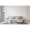 Elegant Lighting Eclipse 1 Light Black Floor Lamp With Clear Glass - 2 of 4