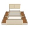 NicBex Full Size Platform Bed Modern Wooden Bed Frame with 4 Storage Drawers and Headboard for Bedroom, Guest Room, No Box Spring Required - 3 of 4