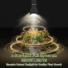 Plant Shelf with Grow Light & Wheels, Tall Plant Stand Indoor, 6 Tiered Large Metal Shelf Half-Moon Shape, Multi-Purpose Display Rack - 4 of 4