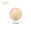 Unique Bargains Natural Small Wooden Round Balls for Crafts and DIY Projects 100 Pcs - 2 of 4