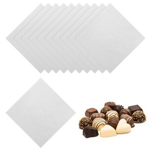 Unique Bargains Aluminum Foil Candy Chocolate Square Packaging Wrappers 100 Pcs - 1 of 4