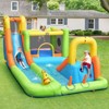 Infans Inflatable Water Slide Park Bounce House Climbing Wall Without Blower - 3 of 4