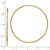 Black Bow Jewelry 1.25mm, 14k Gold, Diamond-cut Endless Hoops, 40mm (1 1/2 Inch) - 3 of 4