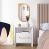 TOV Furniture Libre 27"H Modern Style Acacia Wood Nightstand in White - 2 of 4