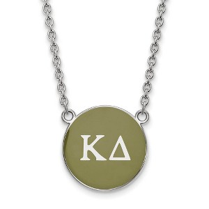 Black Bow Jewelry Sterling Silver Kappa Delta Greek Life Necklace 18 Inch - 1 of 4