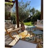 Nordlys Acacia and Rope Lounge Chair Exotic Boho Outdoor - 2 of 4