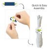 Big Dot of Happiness Let's Rally - Pickleball - Birthday or Retirement Party Paper Napkin Holder - Napkin Rings - Set of 24 - 4 of 4