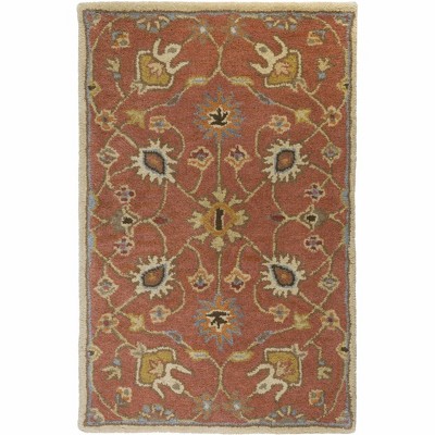 Hauteloom Logville Hand Tufted Rust 1119 Wool Rug