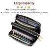 Women’s Large Capacity Wallet, Double Zip Leather RFID Blocking Card & Phone Holder Wristlet – Stylish & Functional for Everyday Use - 4 of 4