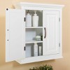 St.James Two Door Wall Cabinet White - Elegant Home Fashion - image 3 of 4