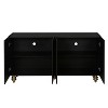 Sapphtopaz Modern TV Stand for TVs Up to 65" with Legs Entryway Table Storage Cabinet for Living Room, Entryway - 3 of 4