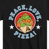 Boys' - Teenage Mutant Ninja Turtles - Peace Love Pizza Short Sleeve Graphic T-Shirt - 2 of 4