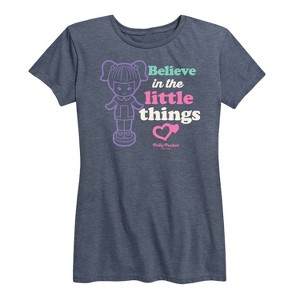 Women's - Polly Pocket - Believe In The Little Things Short Sleeve Graphic T-Shirt - 1 of 4