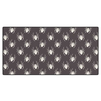Avenie Halloween Spiders Desk Mat - Deny Designs