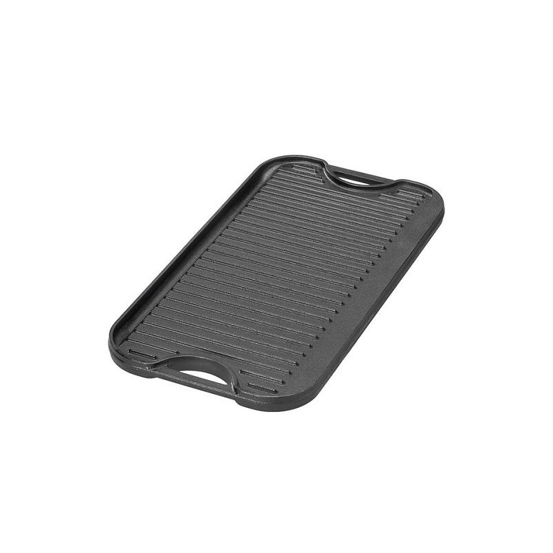 Lodge 20&#34;x10.5&#34; Cast Iron Reversible Grill/Griddle Gray, 1 of 6