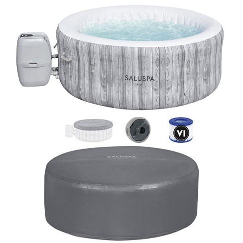 Bestway Cancun Saluspa Inflatable Round Hot Tub Spa With 120 Airjets ...