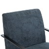 PAGED 26.38" Modern Lounge Chair Upholstered Accent Chair with Sturdy Metal Frame for Living Room, Bedroom - 3 of 4