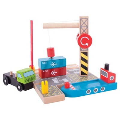 bigjigs big crane construction set